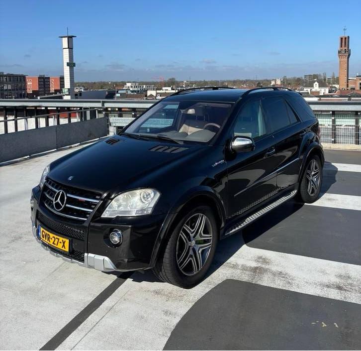 Mercedes ML63 AMG – Unieke SUV | 510PK | Full Option | 2010, Automaat, 3500 kg, USB, Zwart