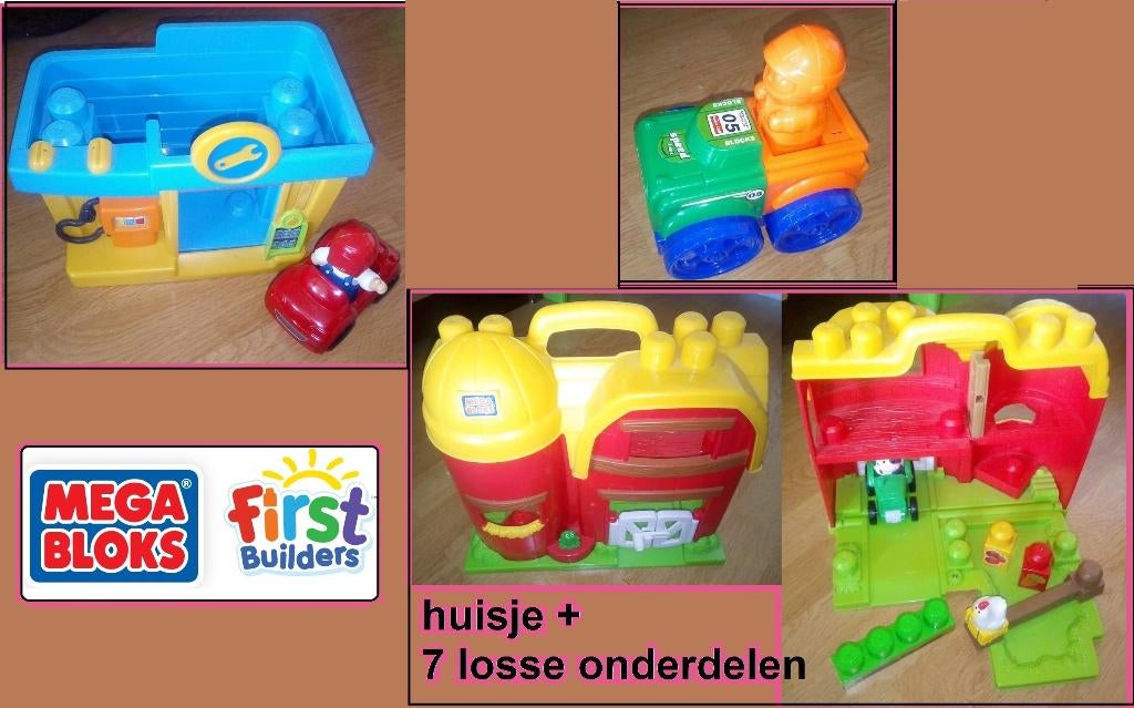 Megabloks first. Diverse onderdelen, Ophalen of Verzenden, Zo goed als nieuw, Megabloks