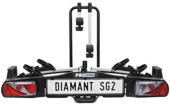 Pro-User Diamant SG2 fietsendrager voor 2 fietsen, Auto diversen, Fietsendragers, Ophalen, Nieuw, 2 fietsen, Trekhaakdrager