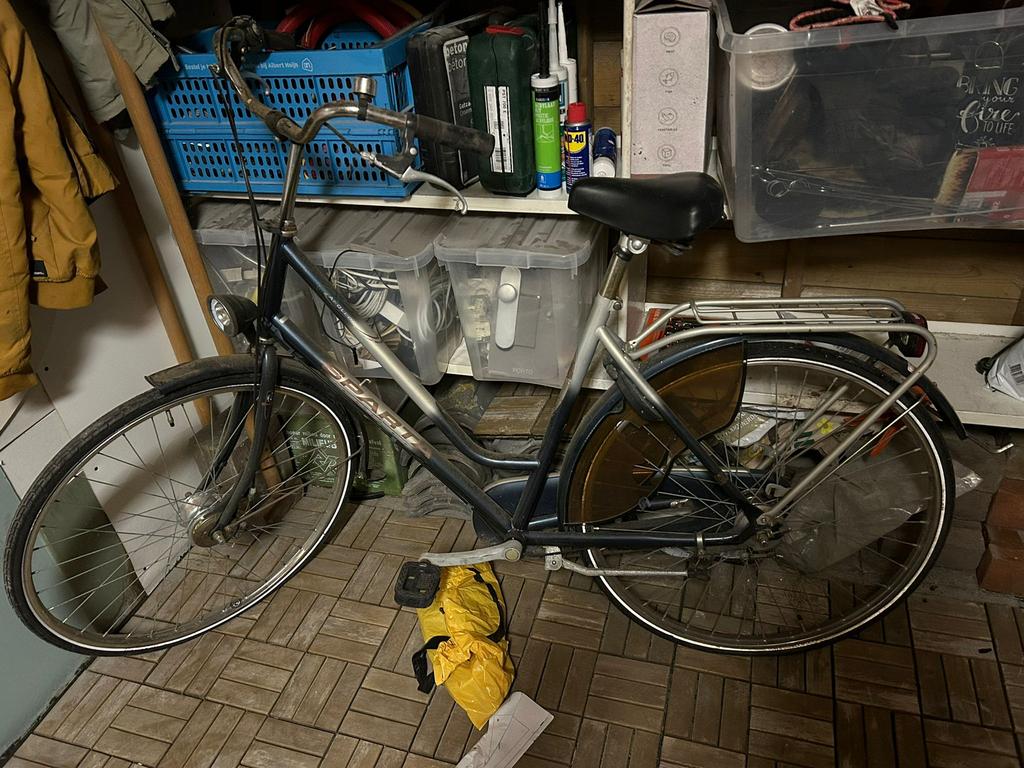 Sparta fiets, Ophalen