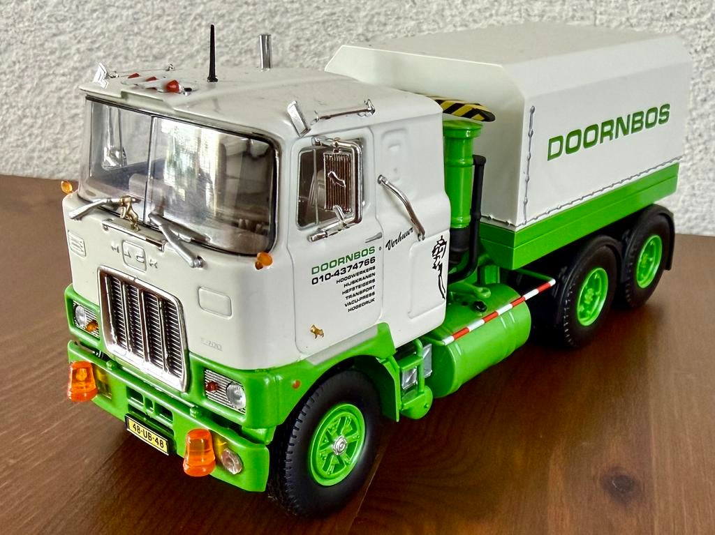 Tekno Doornbos(later Rynart-Sandstra)Mack F700,Nieuw in doos, Ophalen of Verzenden, Zo goed als nieuw, Bus of Vrachtwagen, Tekno