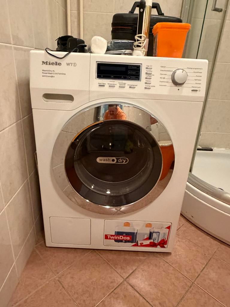 Miele WTZH730 WPM Wasmachine/Droger - TwinDos, PowerWash, Witgoed en Apparatuur, Was-droogcombinaties, 8 tot 10 kg, Ophalen, Gebruikt