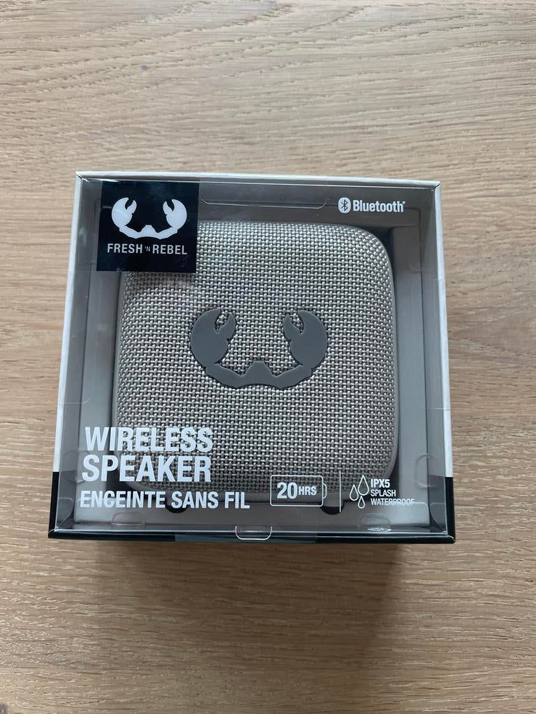 Fresh 'n Rebel Draadloze Speaker - Grijs, Bluetooth, IPX5, Overige merken, Overige typen, Nieuw, Ophalen of Verzenden