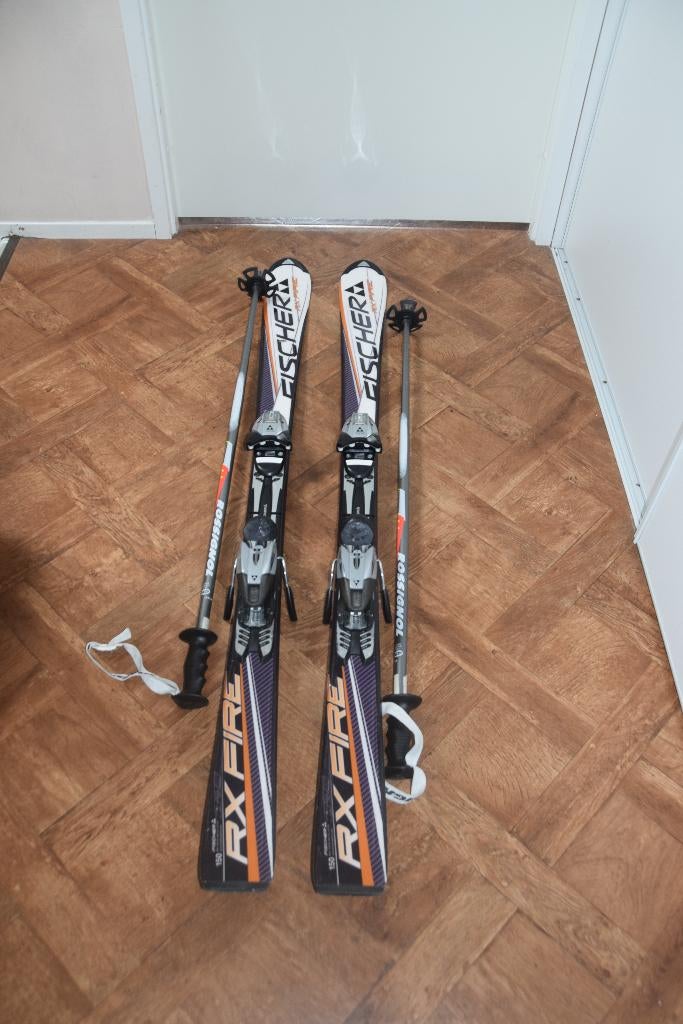 ski met stokken, Sport en Fitness, Skiën en Langlaufen, Ophalen, 140 tot 160 cm, Carve, Skiën