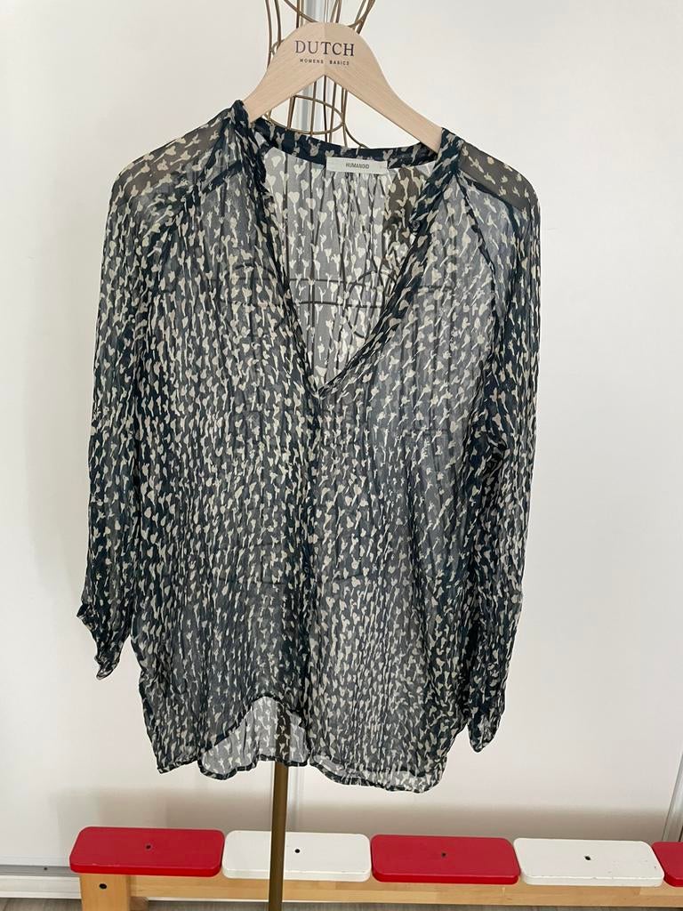 Humanoid zijde blouse XL, Ophalen of Verzenden, Zo goed als nieuw, Maat 46/48 (XL) of groter