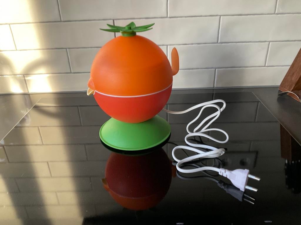 Vintage citruspers in vorm van sinaasappel, Huis en Inrichting, Keuken | Keukenbenodigdheden, Ophalen of Verzenden, Zo goed als nieuw