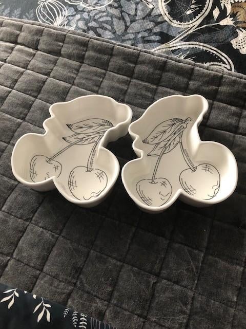 Riviera /maison Kersen bordjes, Keramiek, Nieuw, Ophalen of Verzenden, Bord(en)