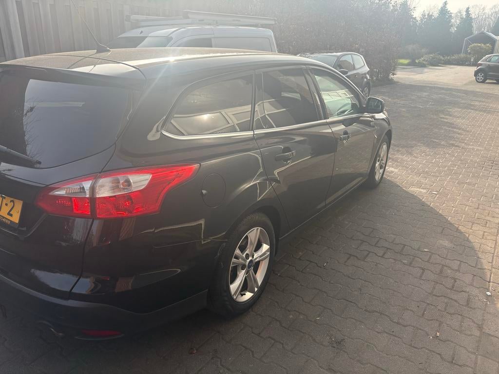 Ford Focus 1.6 Ecoboost 150pk 2012 Zwart, Auto's, Ford, 1596 cc, 1258 kg, 4 cilinders, Zwart