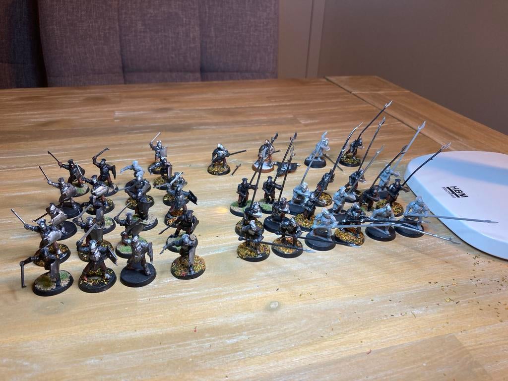 Uruk-hai warriors - MESBG, Gebruikt, Figuurtje(s), Geverfd, Lord of the Rings
