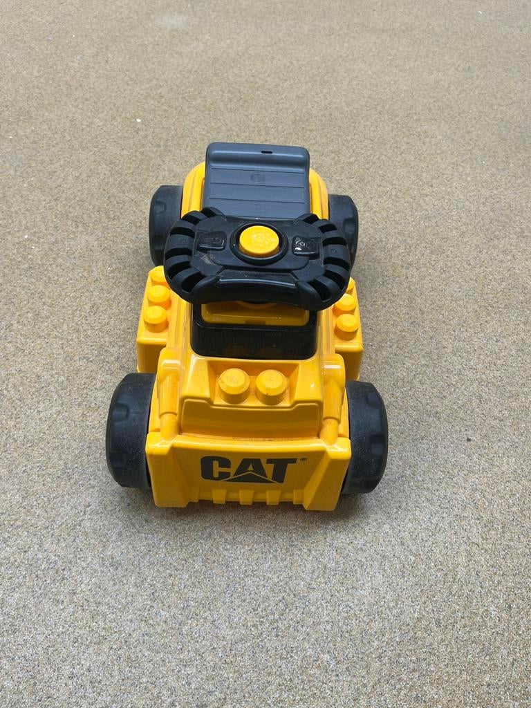 CAT speelgoed bulldozer / graafmachine – stevig en leuk, Ophalen, Puzzel en Educatief, 1 speler, Zo goed als nieuw