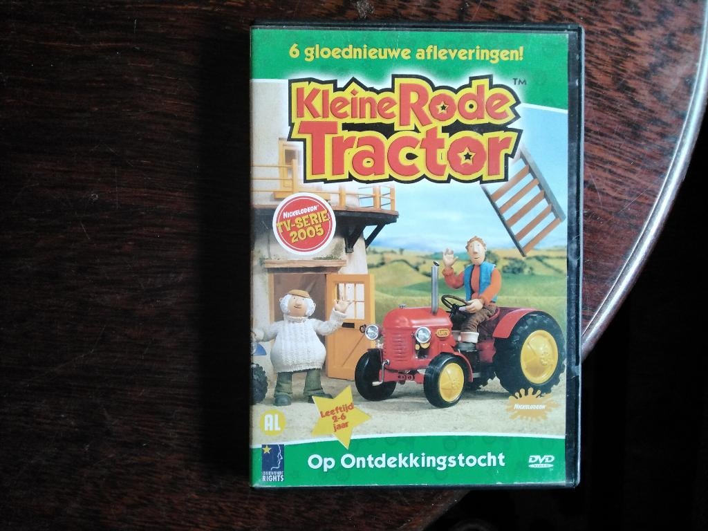 Kleine rode tractor op ontdekkingstocht, origineel, Avontuur, Alle leeftijden, Ophalen of Verzenden, Zo goed als nieuw