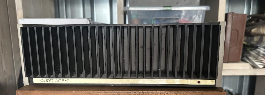 Quad 405, Audio, Tv en Foto, Ophalen, Gebruikt, 60 tot 120 watt, Overige merken