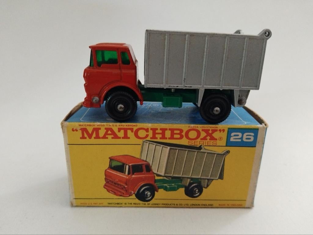 Matchbox #26 Lesney GMC Tipper Truck keepwagen 3INCH, Ophalen of Verzenden, Zo goed als nieuw, Bus of Vrachtwagen