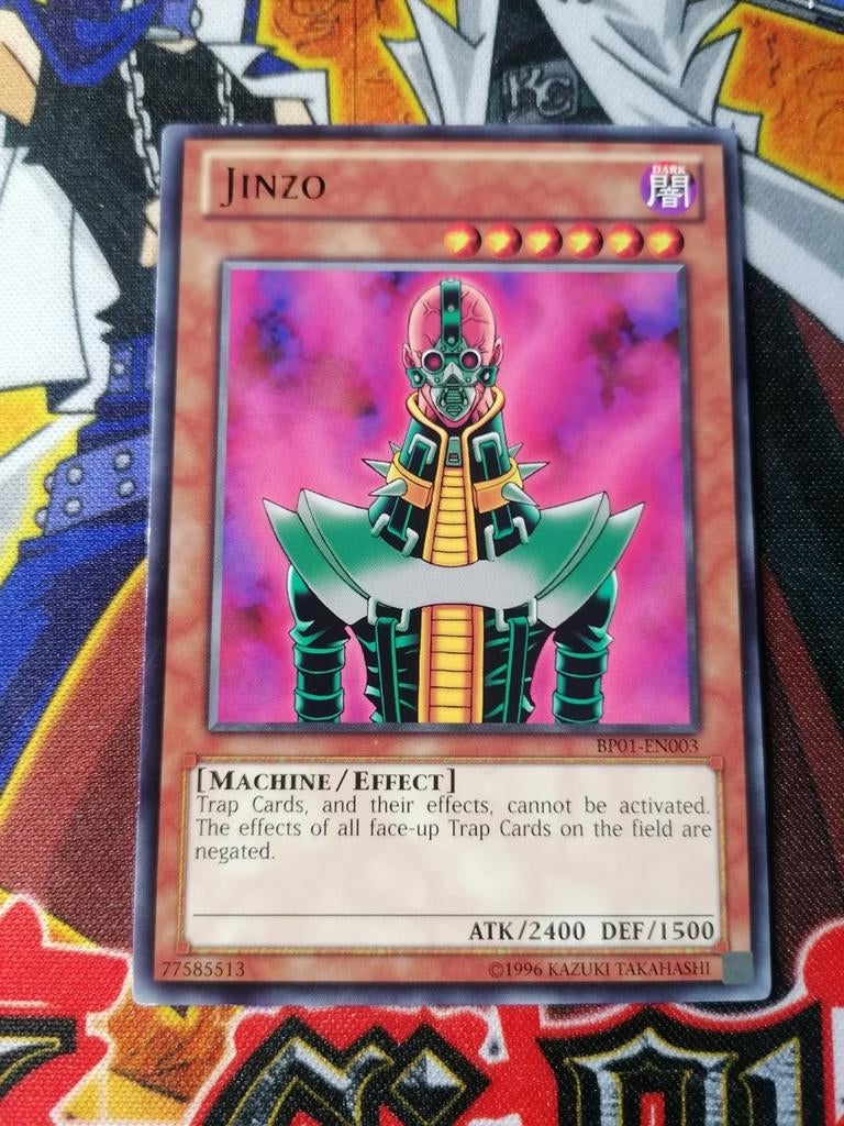 Jinzo - Black Rare BP01 - Yu-Gi-Oh, Hobby en Vrije tijd, Verzamelkaartspellen | Yu-gi-Oh!, Ophalen of Verzenden, Zo goed als nieuw