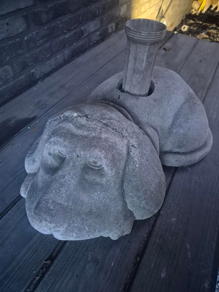 Parasol voet hond beton, Tuin en Terras, Ophalen of Verzenden, Minder dan 1 meter, Parasolvoet