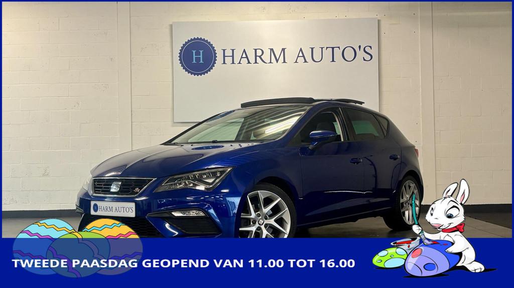 SEAT Leon 1.4 Eco TSI FR DSG 150pk Pano / Navi / LED / Volle, Gebruikt, Zwart, 4 cilinders, 150 pk