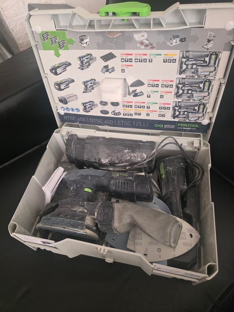 Festool DTSC 400 Li 3,1-Plus met extra accu, Ophalen of Verzenden, Zo goed als nieuw