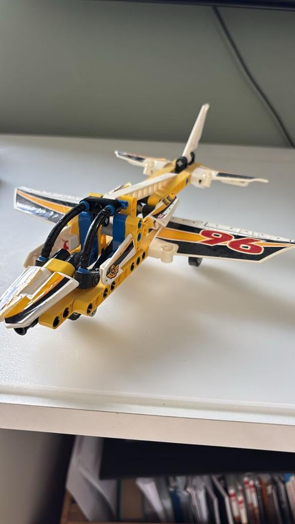 Lego Technic 42044 Jetvliegtuig - Stickers los, Gebruikt, Lego, Compleet, Ophalen of Verzenden