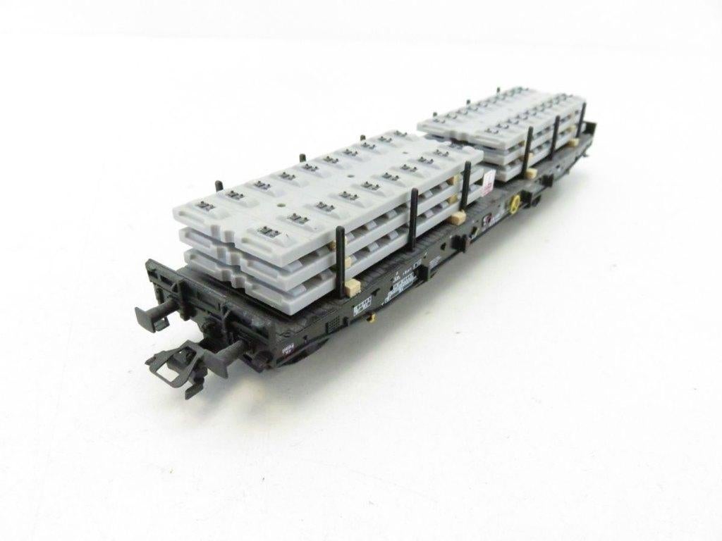 Gezocht, Marklin 48743 open wagon Max Bogl met beton bielzen, Hobby en Vrije tijd, Modeltreinen | H0, Wisselstroom, Ophalen of Verzenden