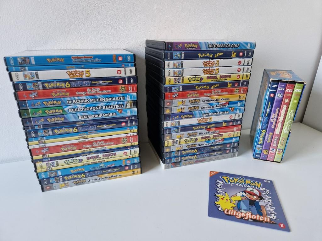 Partij pokemon dvd's, Cd's en Dvd's, VHS | Kinderen en Jeugd, Alle leeftijden, Ophalen of Verzenden, Zo goed als nieuw