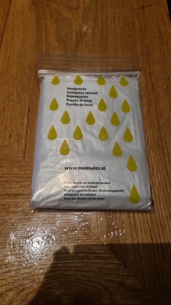 Wegwerp poncho, Ophalen, Nieuw, Regenjas