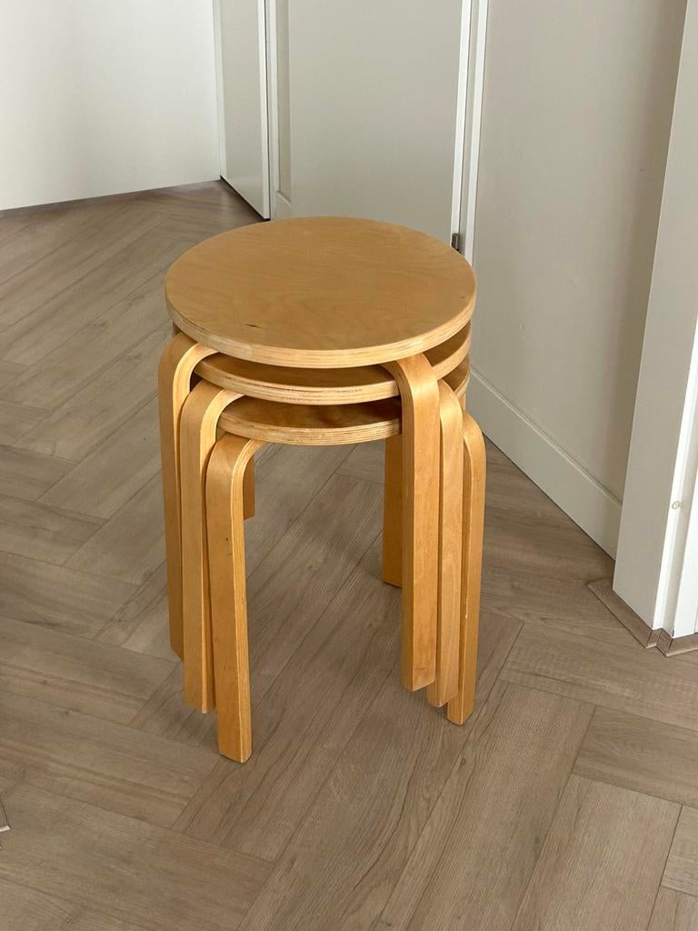 Vintage Ikea Frosta krukjes, Ophalen, Gebruikt, Hout