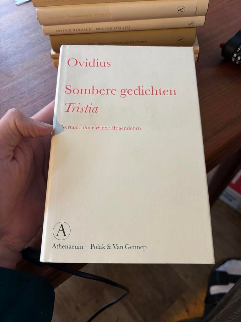 Ovidius - Sombere gedichten (Tristia), Boeken, Ophalen of Verzenden, Zo goed als nieuw, Eén auteur