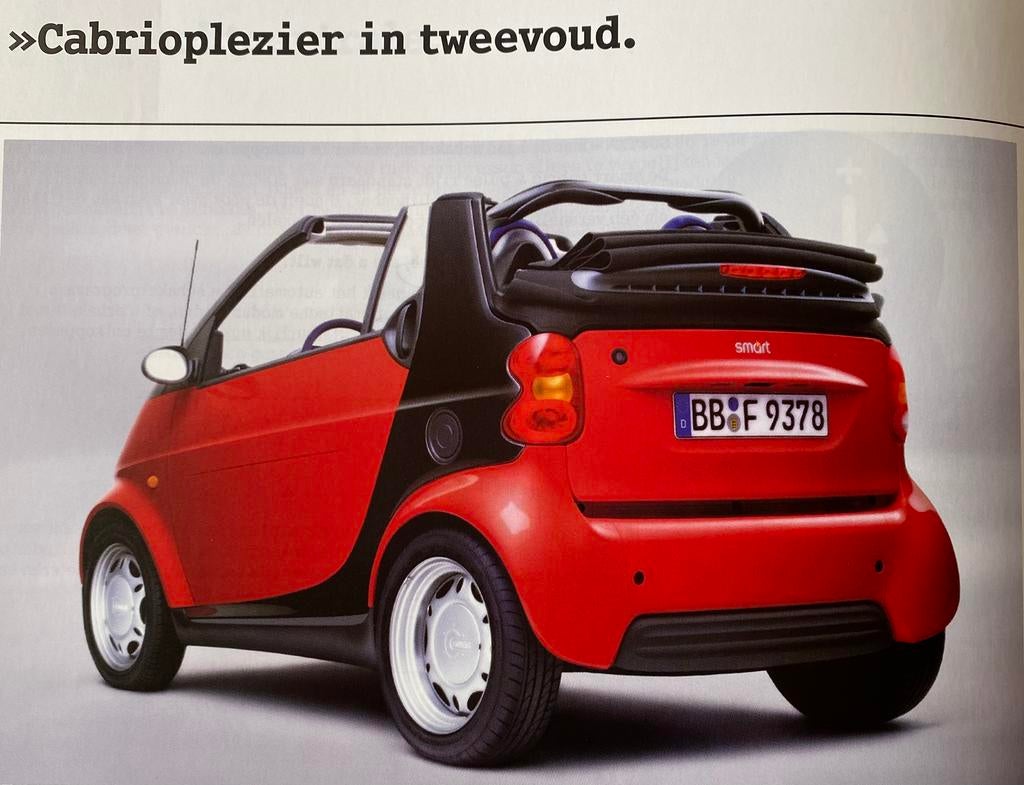 SMART CABRIO - 2000 Autobrochure, Verzenden, Nieuw, Overige merken