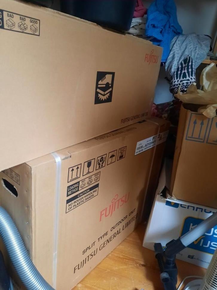 Nieuwe Fujitsu Airco in Doos - Zie Foto's!, Witgoed en Apparatuur, Airco's, Koelen en Ontvochtigen, Minder dan 60 m³, Timer, Nieuw