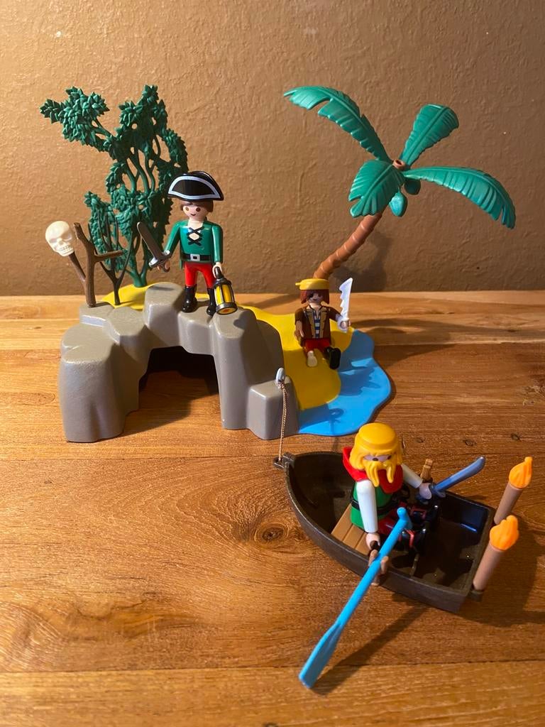 Piraten eiland playmobil, Kinderen en Baby's, Ophalen of Verzenden, Gebruikt