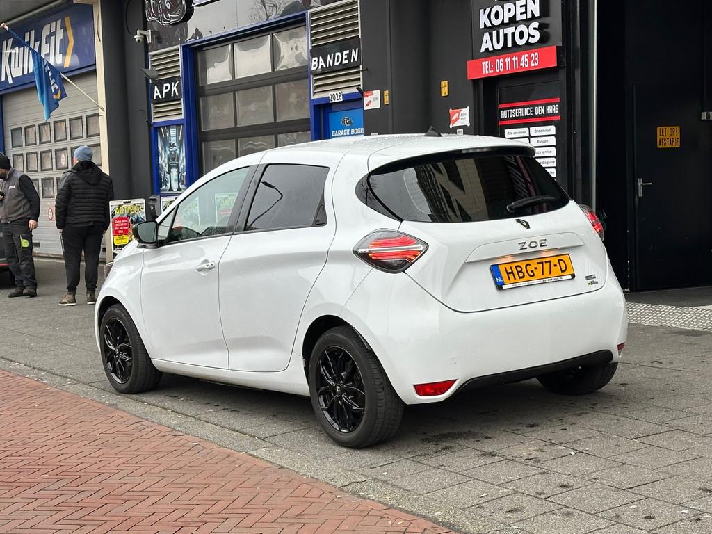 Renault ZOE R135 Intens 52 kWh Airco Carplay, Gebruikt, Wit, LED verlichting, 385 km