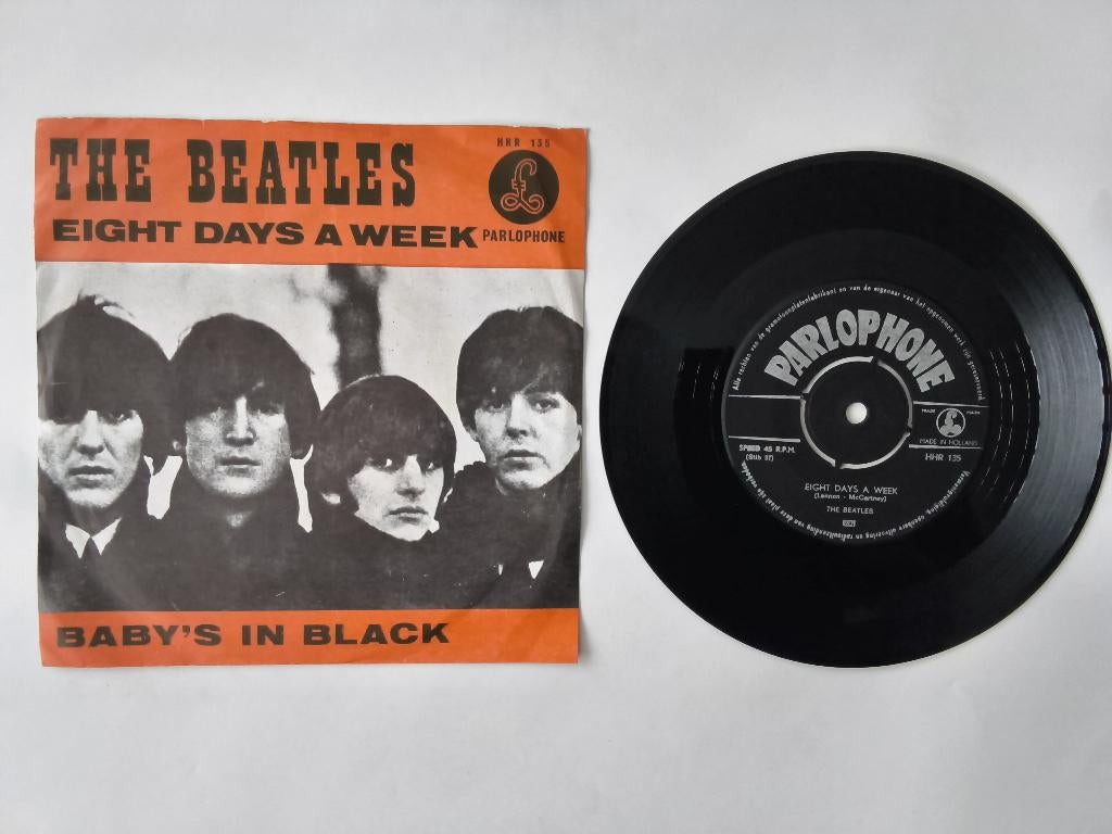 Vinyl single  The Beatles. Eight days a week, Cd's en Dvd's, Vinyl Singles, Gebruikt, 7 inch, Single, Ophalen of Verzenden
