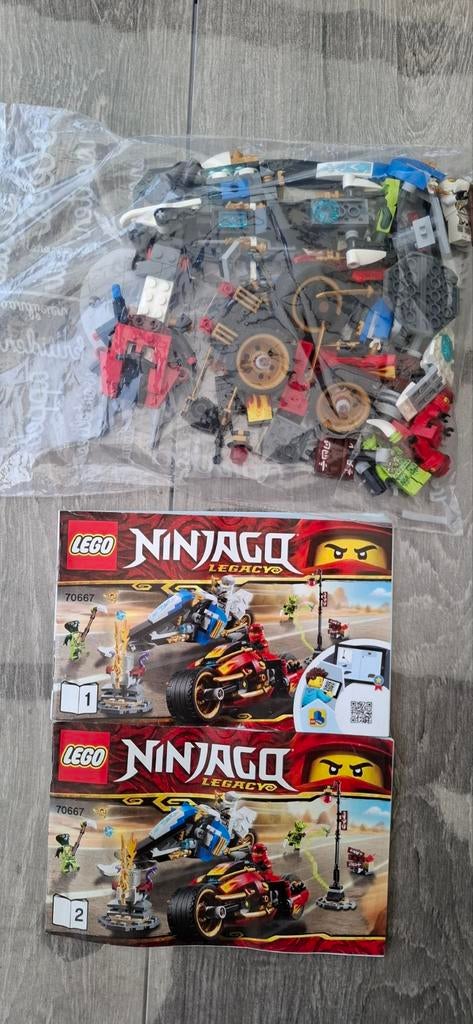 Lego ninjago set 70667 kompleet, Ophalen of Verzenden, Zo goed als nieuw
