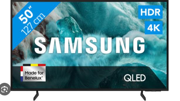 Samsung QE50Q80AAT, Ophalen, QLED, Nieuw, 100 Hz