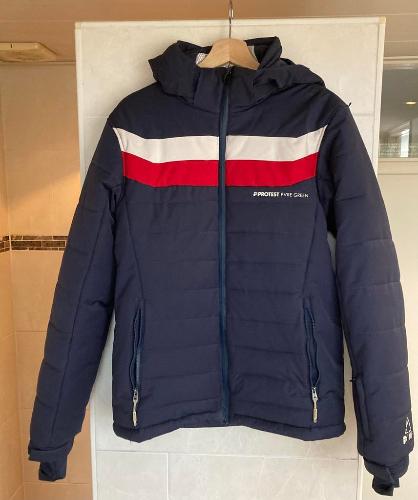 Protest Pvre Green winterjas, Ophalen of Verzenden, Zo goed als nieuw, Maat 46 (S) of kleiner, Blauw