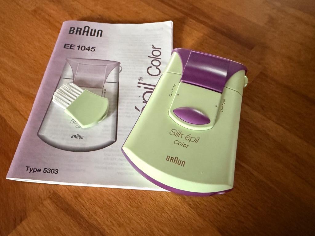 Braun epileerapparaat, Ophalen of Verzenden, Zo goed als nieuw, Scheren en Epileren