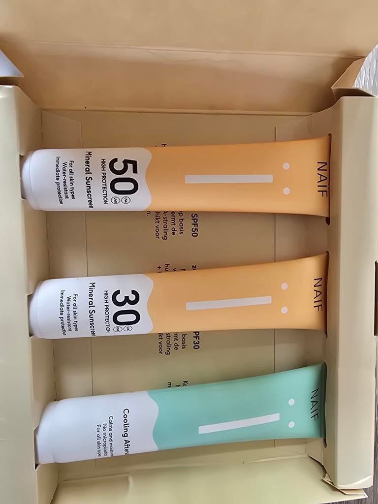 NAIF Zonnebrand & Aftersun Set SPF30/50, Ophalen of Verzenden, Nieuw