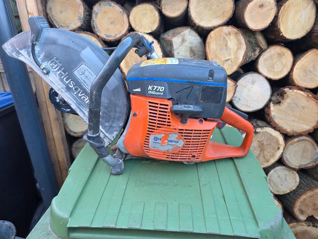 Husqvarna banden zaag motorslijper 350mm, Ophalen of Verzenden, Gebruikt, Overige soorten, Husqvarna