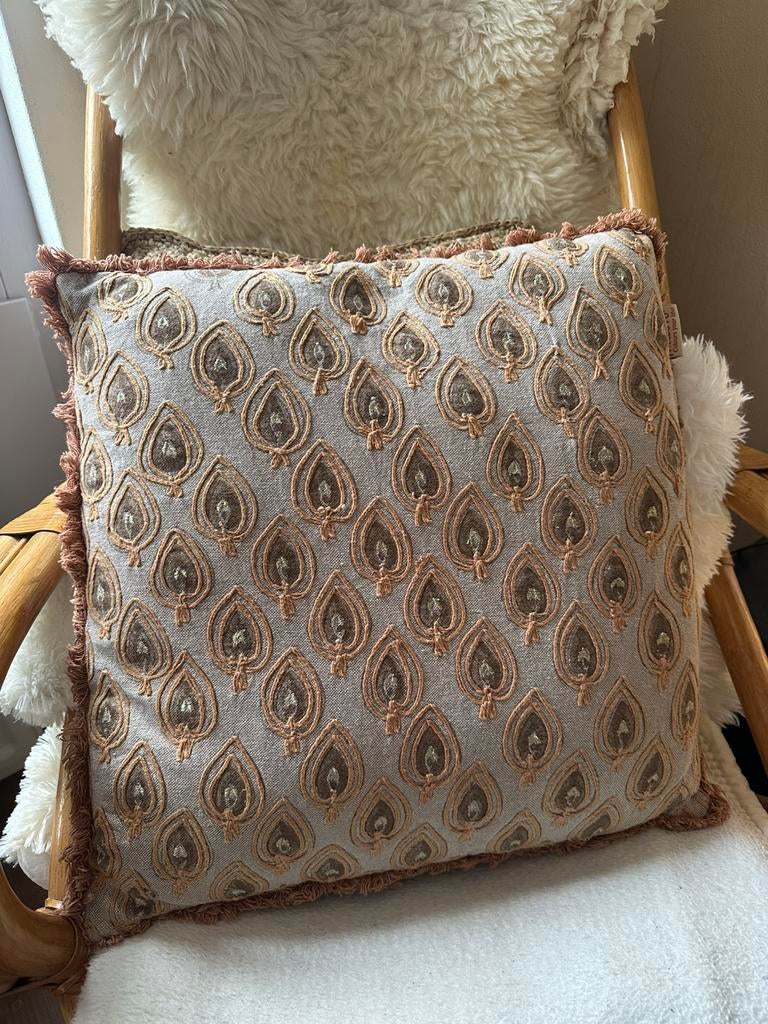 Imbarro Home kussen Amal 50 x 50 cm met kleurrijke print, Huis en Inrichting, Woonaccessoires | Kussens, Ophalen of Verzenden