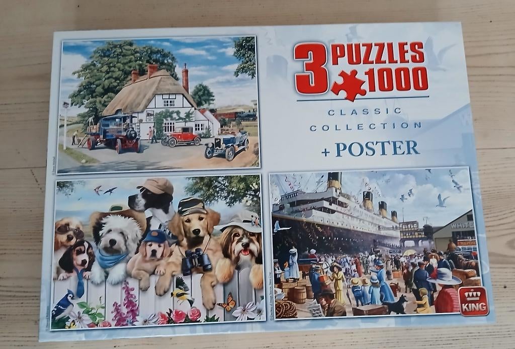 Puzzels, Ophalen of Verzenden, 500 t/m 1500 stukjes, Zo goed als nieuw