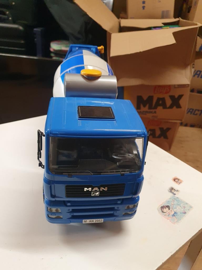 Bruder cementwagen en kraanwagen te koop, Ophalen of Verzenden, Gebruikt