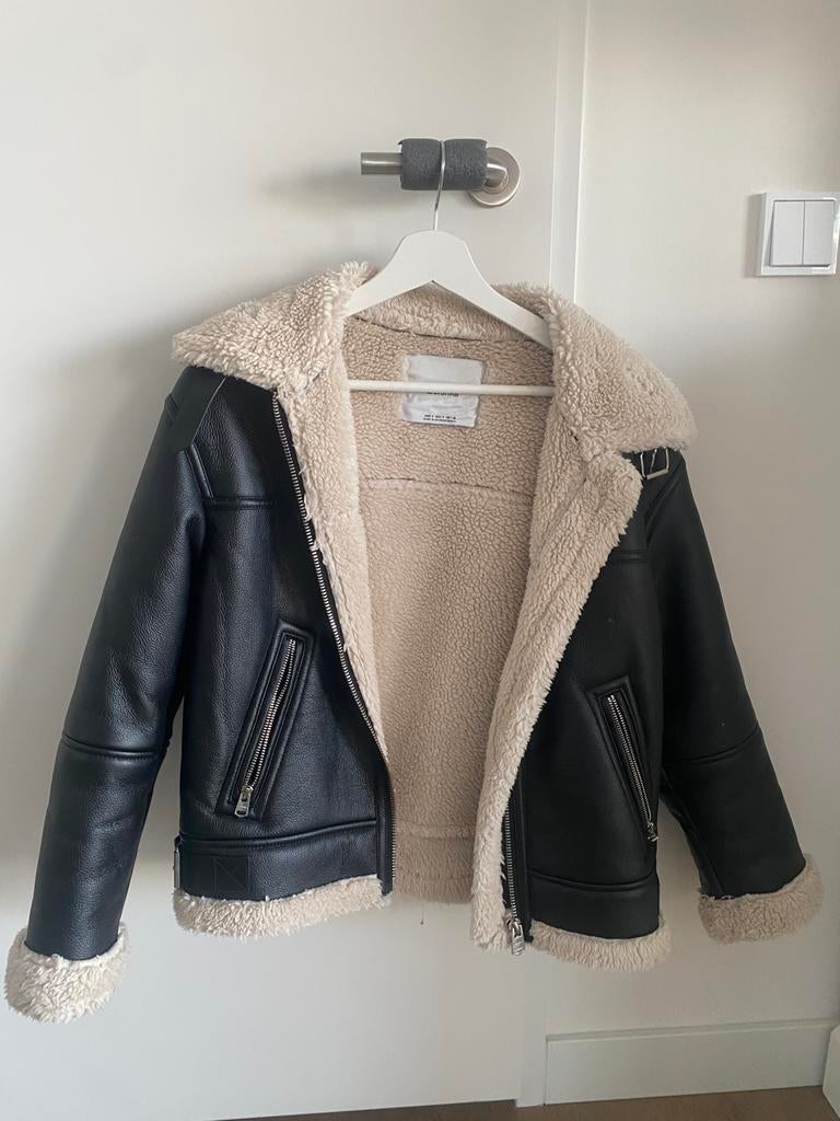 Berska winterjas zwart, Verzenden, Zo goed als nieuw, Maat 36 (S), Zwart