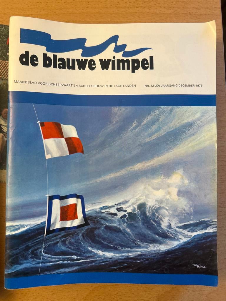 Blauwe Wimpel Scheepvaart Maandblad 1975-1980, Verzamelen, Scheepvaart, Ophalen of Verzenden, Gebruikt, Motorboot, Boek of Tijdschrift