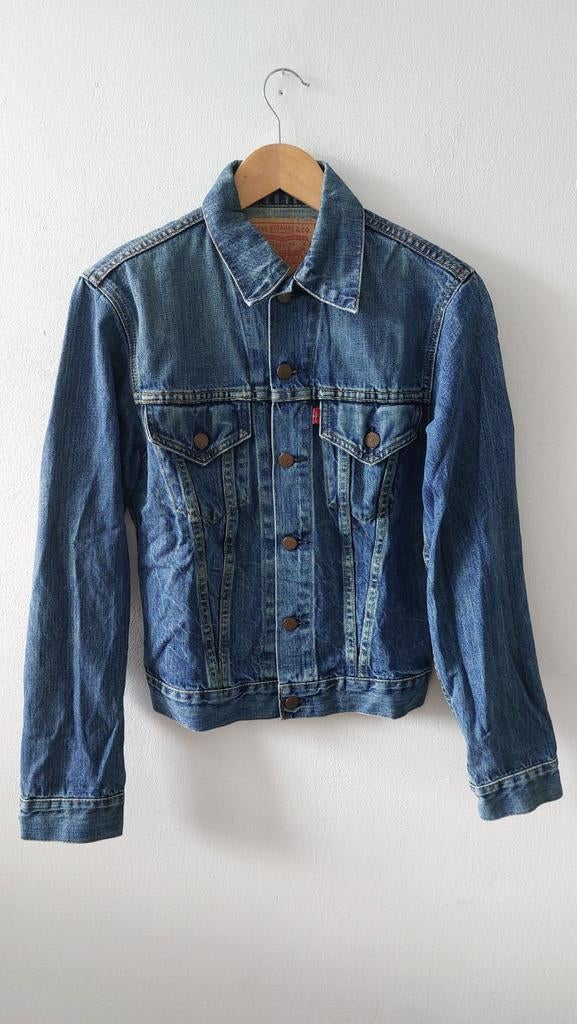 Levis Vintage Clothing USA 70505 big E denim jacket S, Kleding | Dames, Jassen | Zomer, Gedragen, Maat 36 (S), Blauw, Ophalen of Verzenden