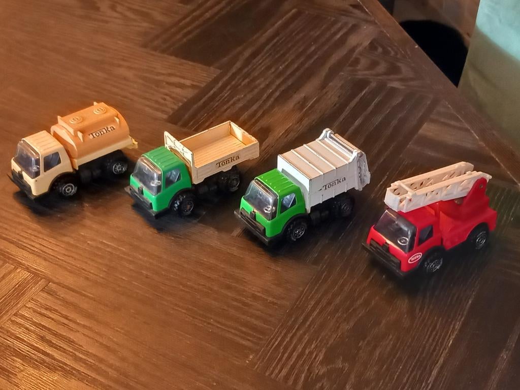 Tonka auto's 4x, Verzamelen, Ophalen of Verzenden, Zo goed als nieuw