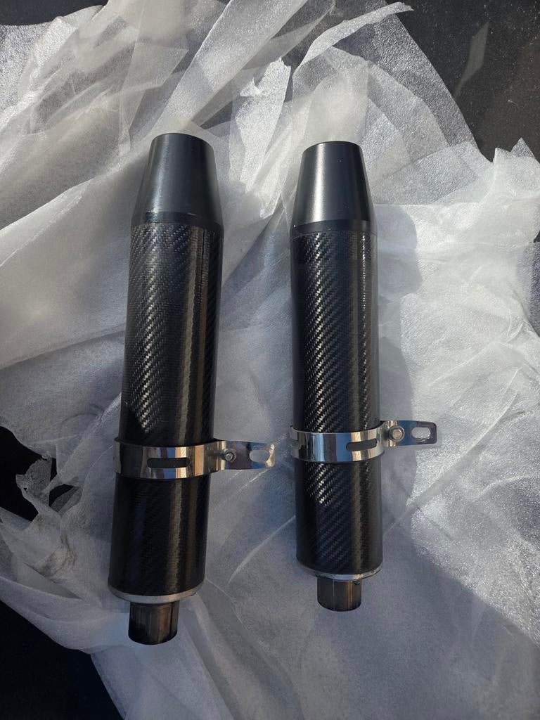 Triumph Street Triple Carbon Dempers - Set, Ophalen of Verzenden, Gebruikt