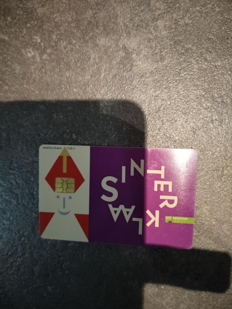 Telefoon kaart Sinterklaas, Ophalen of Verzenden