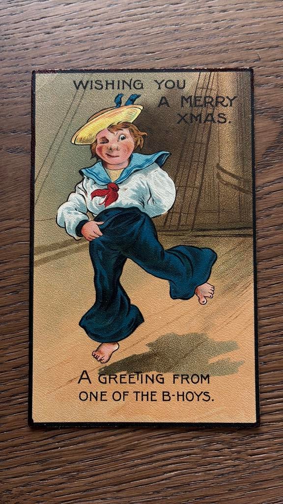 Mooie Kerstdagen. Matroos. Humor, Ophalen of Verzenden, Voor 1920, Overige thema's