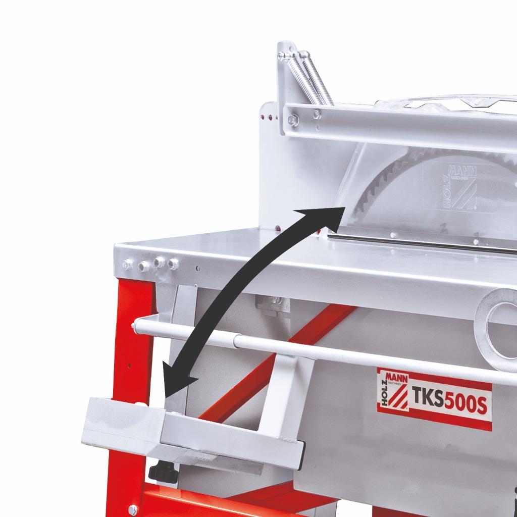 Tafelzaag Holzmann TKS500S | 400V, Doe-het-zelf en Verbouw, Ophalen, 70 mm of meer, Overige typen, Holzmann