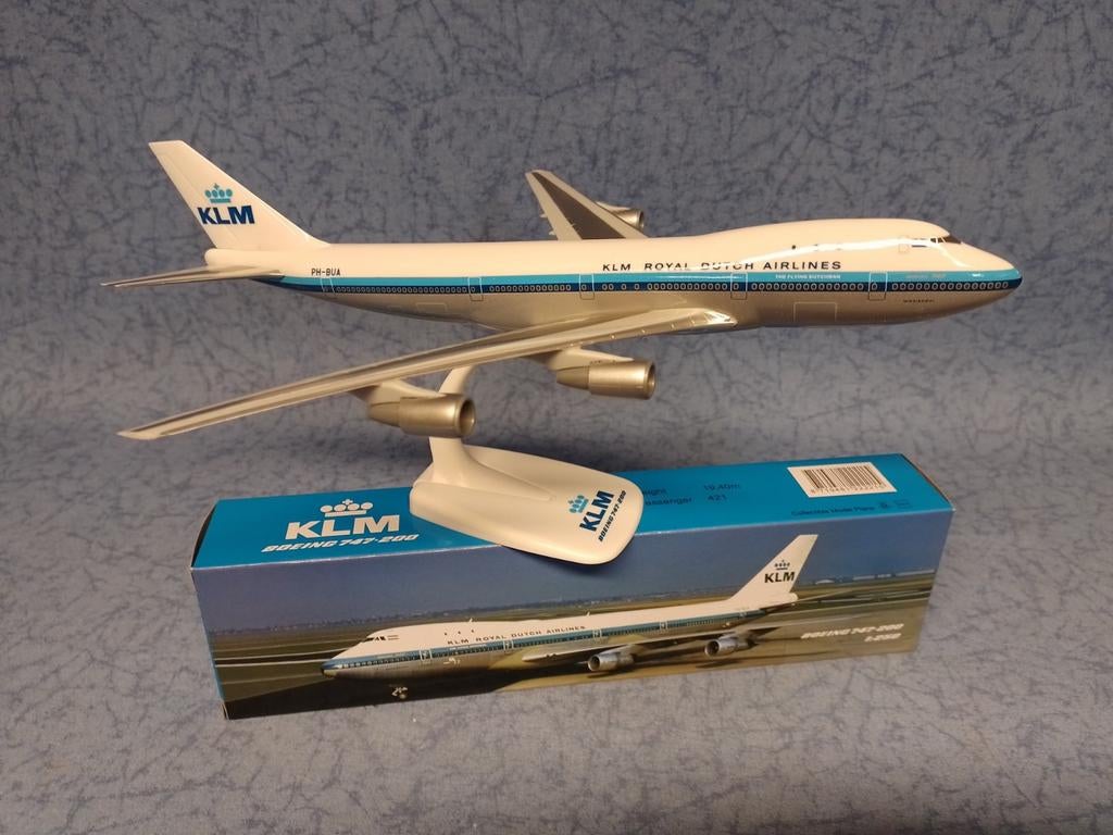 Boeing 747-200 KLM First (nieuw), Schaalmodel, ., Nieuw, Ophalen of Verzenden